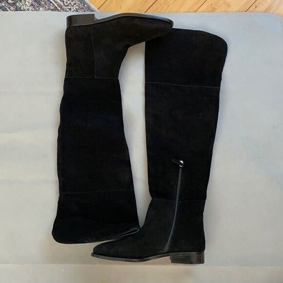 *J.Crew over the knee boots in suede - Picture 2 of 5